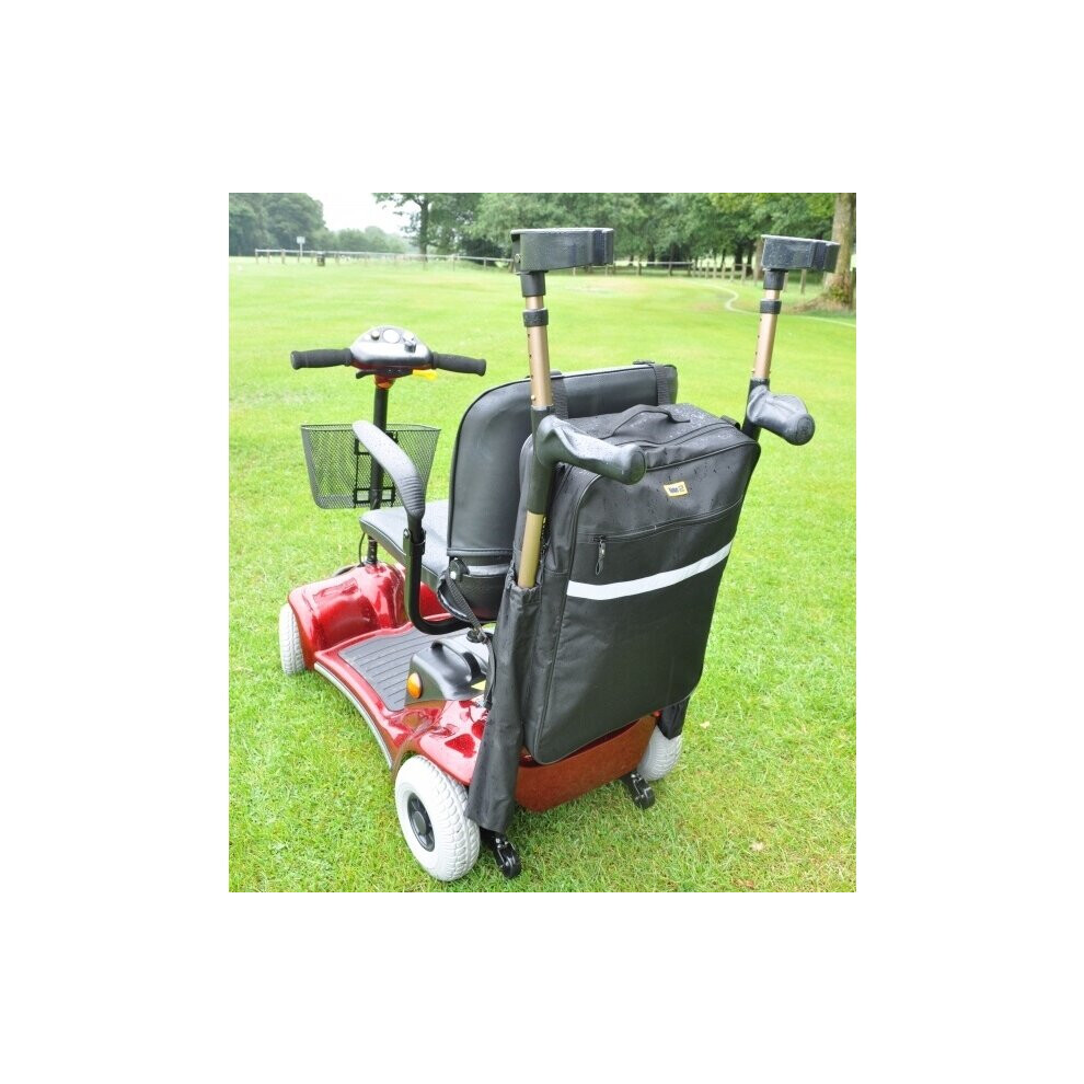 Able2 Splash Walking Stick/Crutch Bag For Mobility Scooters- Giant Black