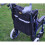 Splash Crutch/Walking Stick Bag For Wheelchairs - Black 1