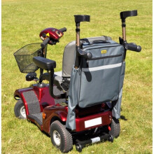 Splash Crutch/Walking Stick Bag For Mobility Scooters - Black
