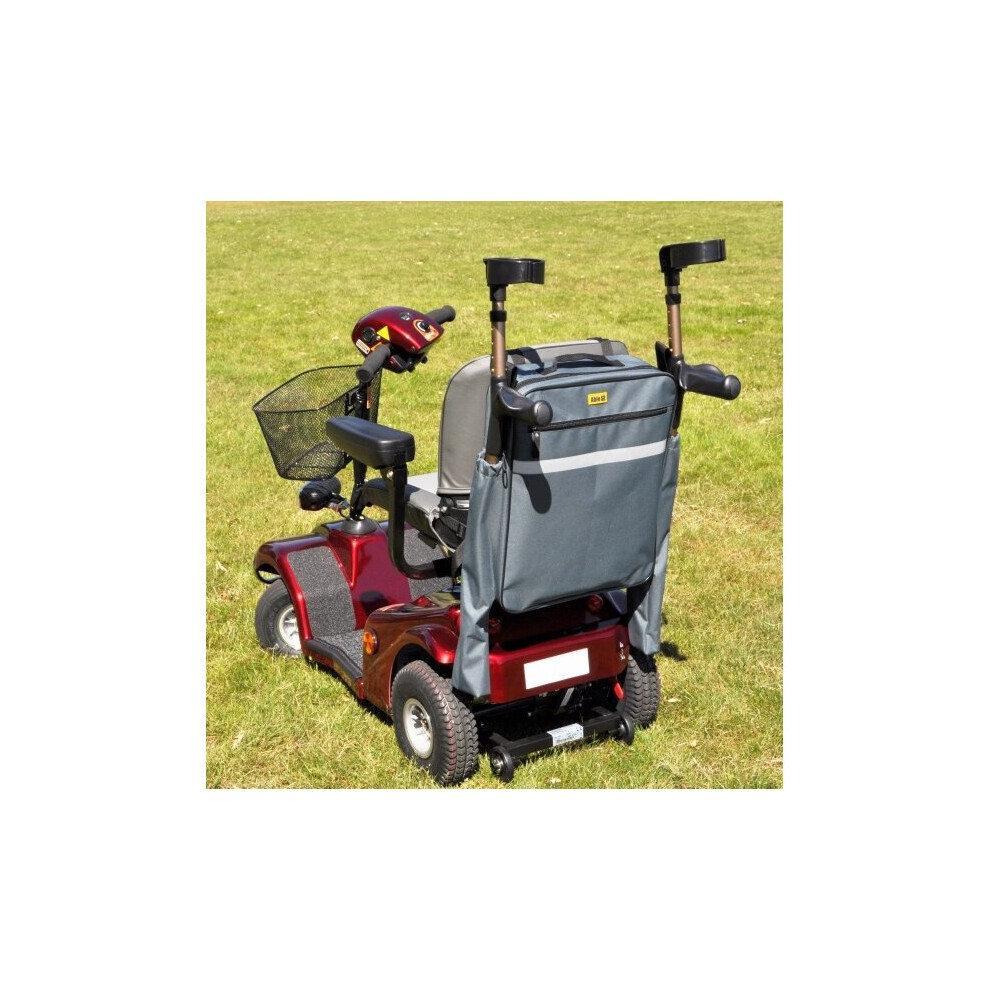 Able2 Black Splash Crutch/Walking Stick Bag For Mobility Scooters
