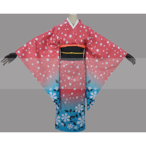 Costume Cosplay Koyuki/Akaza - Kimono Complet En Polyester - Pour Halloween, Conventions, Fêtes Déguisées