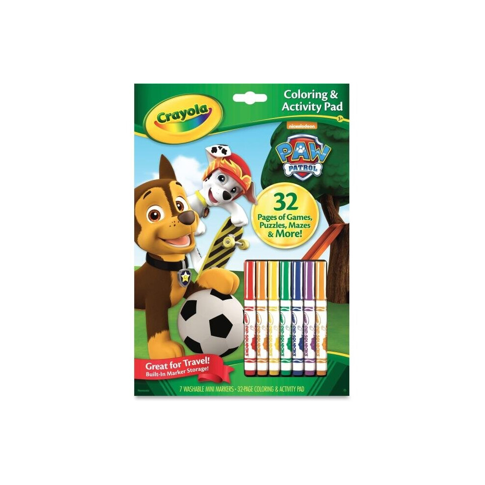 Crayola CYO046918 Paw Patrol Coloring Activity Pad - Multicolor