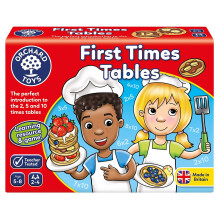 Orchard Toys First Times Tables Game 00098 - Pancake Flippin' Multiplication Fun for 2, 5 & 10 Times Tables - Board Game