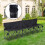 Outsunny Outsunny Black 6-Seater Folding Bench with Cup Holders 9