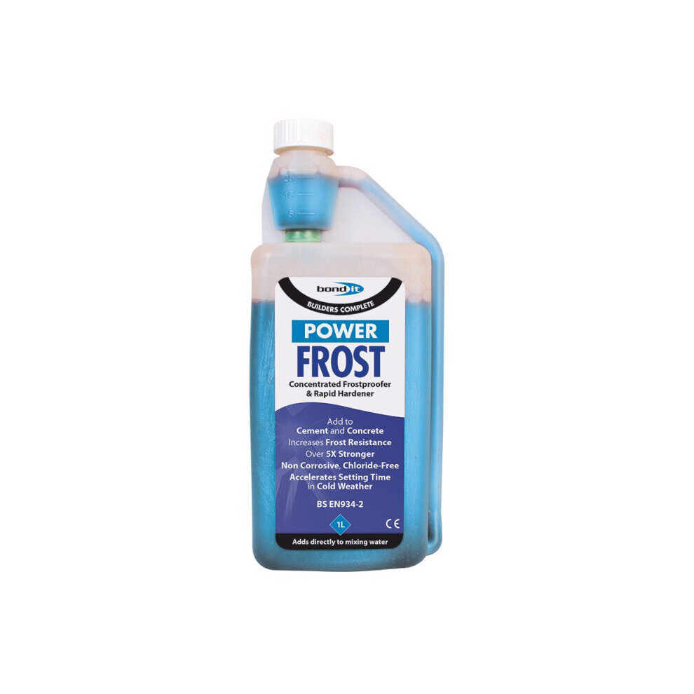 Bond It 1 Litre Frost Proofer & Hardener Concentrate Power Frost Cement 5060021368867