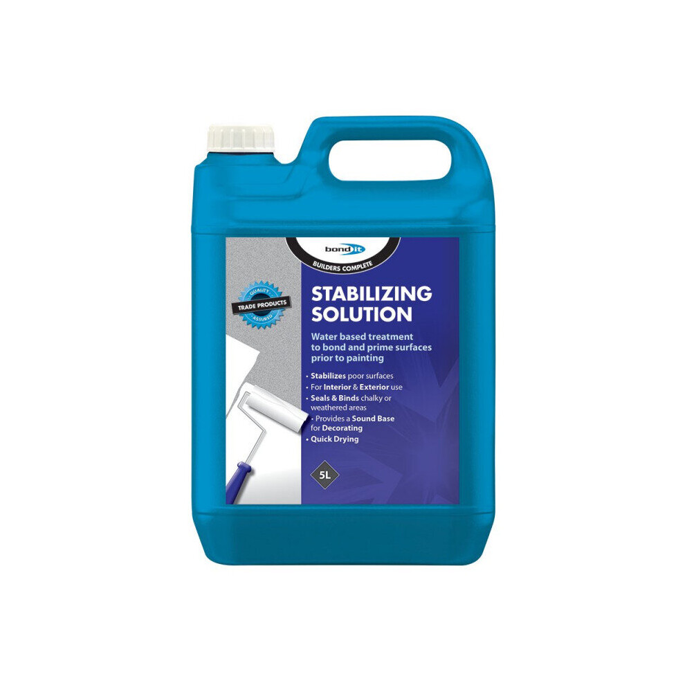 Bond It 5 Litre Stabilising Solution Primer  Paint Concrete Masonry Surface