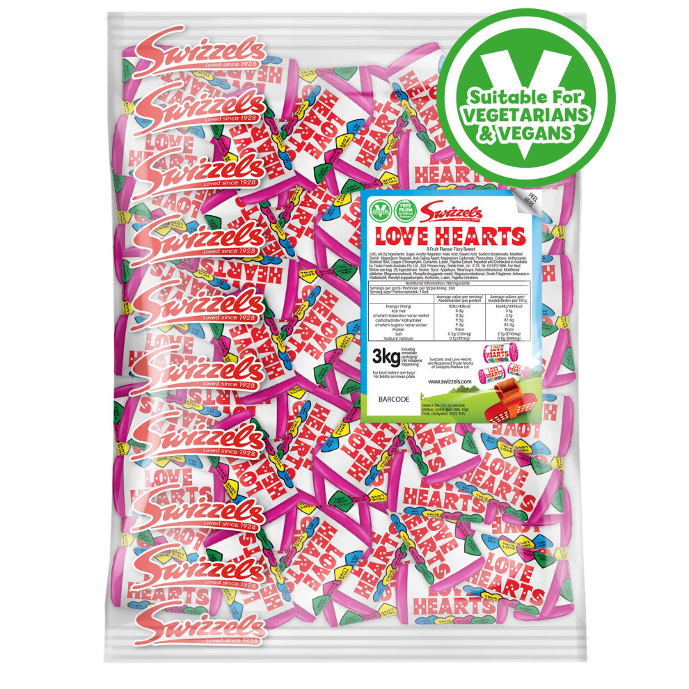 MINI LOVE HEARTS (SWIZZELS MATLOW) 3KG