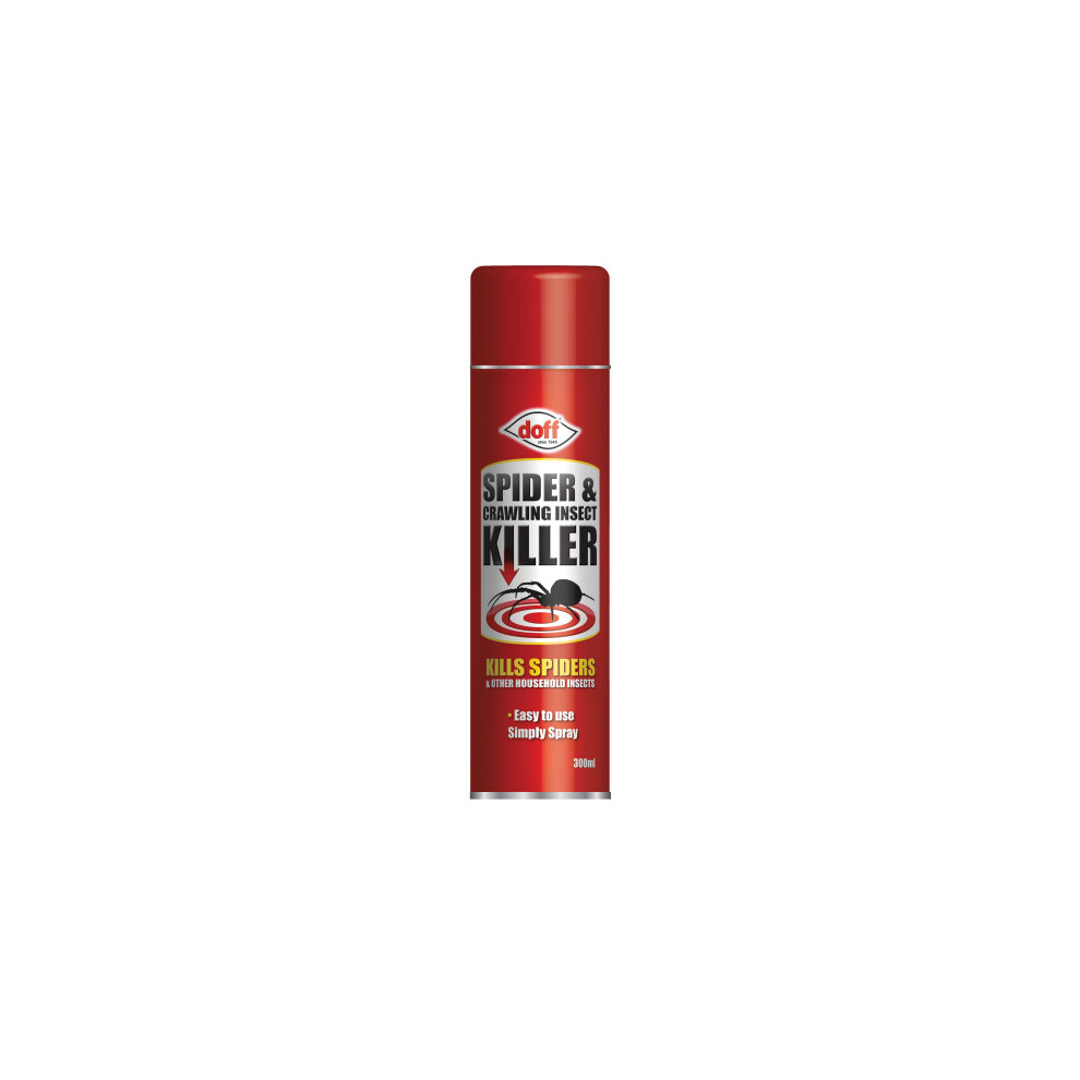 Doff 300ml Spider & Crawling Insect Killer fly wasp earwig woodlice