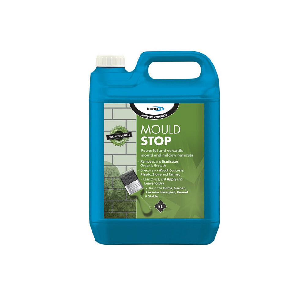 Bond It 2.5 Litre Mould & Mildew Algae Remover Mould Stop indoor and outdoor