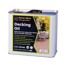 2.5L Bond It Drive Alive Natural Decking Oil UV Resistant Wood Protection Stain