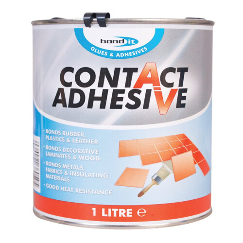 Bond it Contact Adhesive Premium Solvent Based Neoprene Glue Bond Sticks 500ml