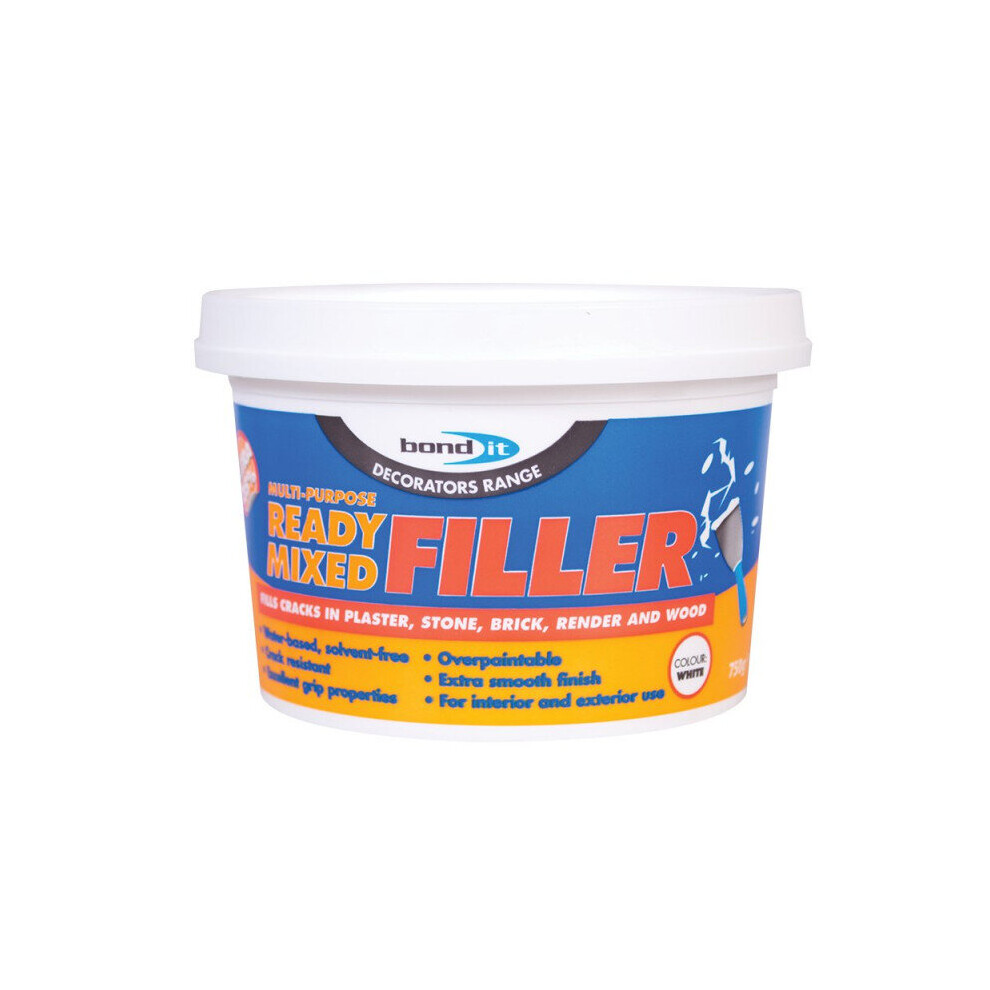 Bond It Ready Mixed Multi-Purpose Internal & External Filler Wall Plaster - 750g