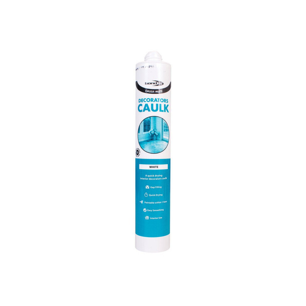 Bond It Caulkmate Flexible Decorators Caulk Gap Crack Filler Painters Sealant 5060021364951