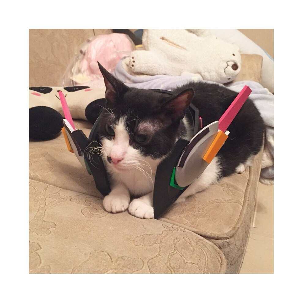 Overwatch D.va Cosplay Headphones Multicoloured 830224669635