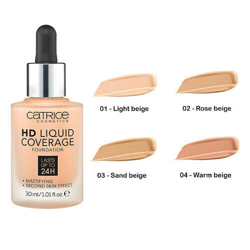 (030 Sand beige) Catrice - Liquid HD Foundation Coverage