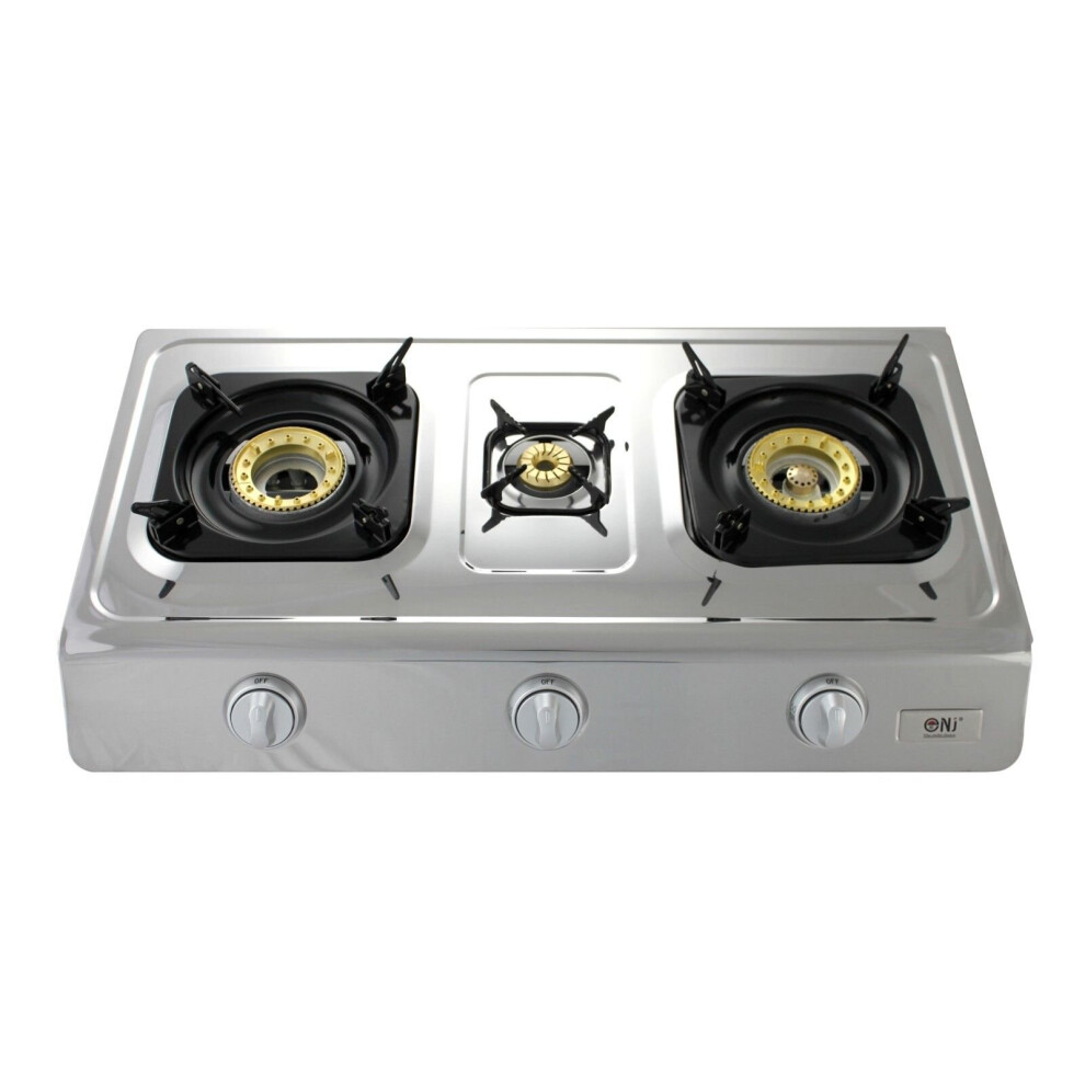 (Only Gas Stove) Portable Gas Stove 3 Burner Cooker Camping NJ NGB-300-image-OPC-P5QZBF2-NEW