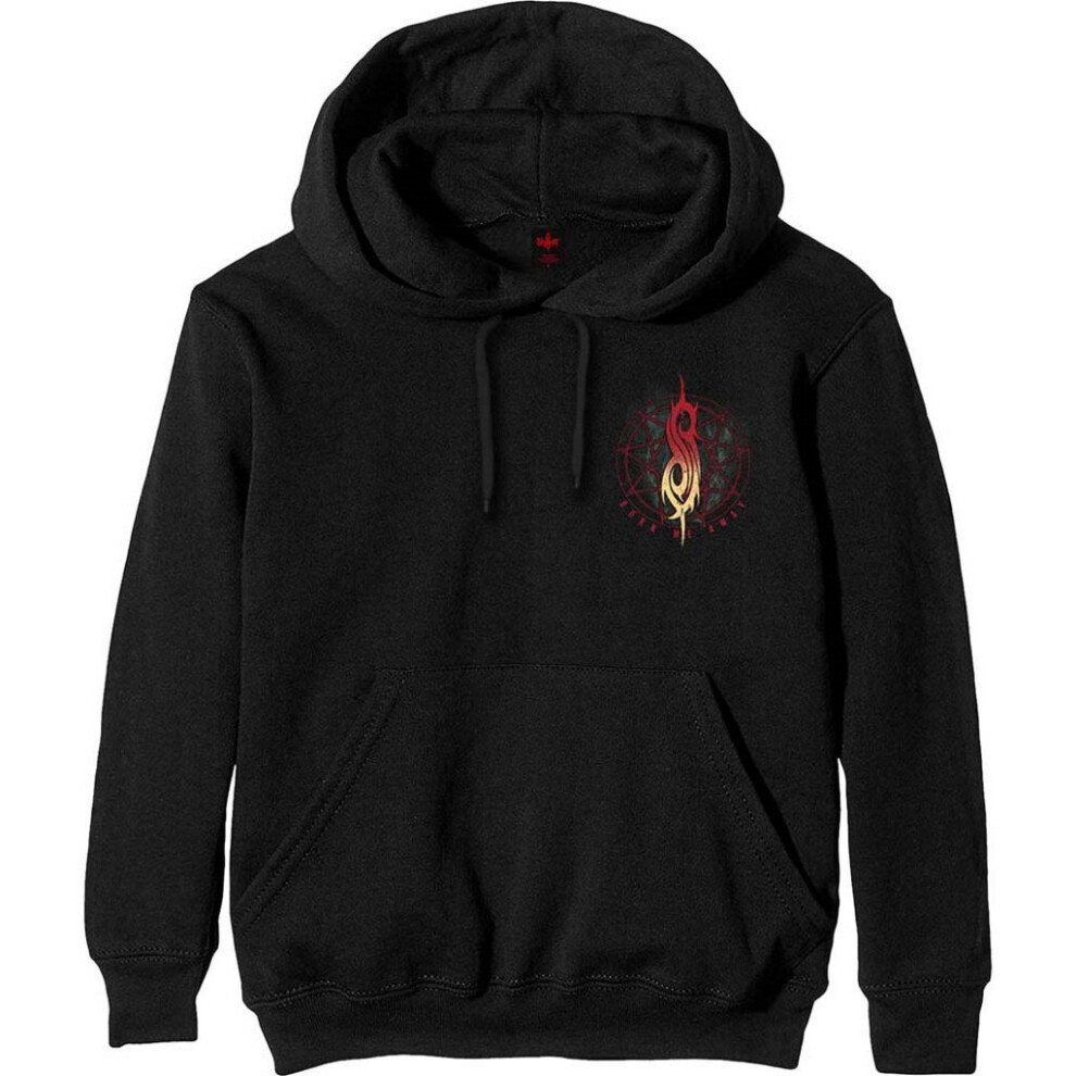 (Medium) Slipknot 'Burn Me Away' (Black) Pullover Hoodie