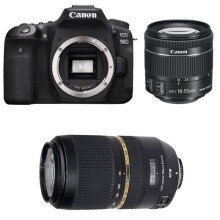 Canon Eos 90D Kit Ef-S 18-55Mm F3.5-5.6 Is Stm + Tamron Sp 70-300Mm
