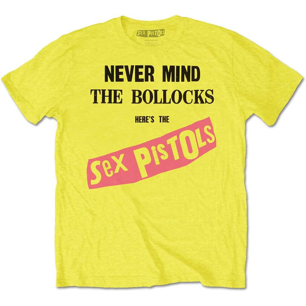 (Large) Sex Pistols 'NMTB Album Cover' (Yellow) T-Shirt