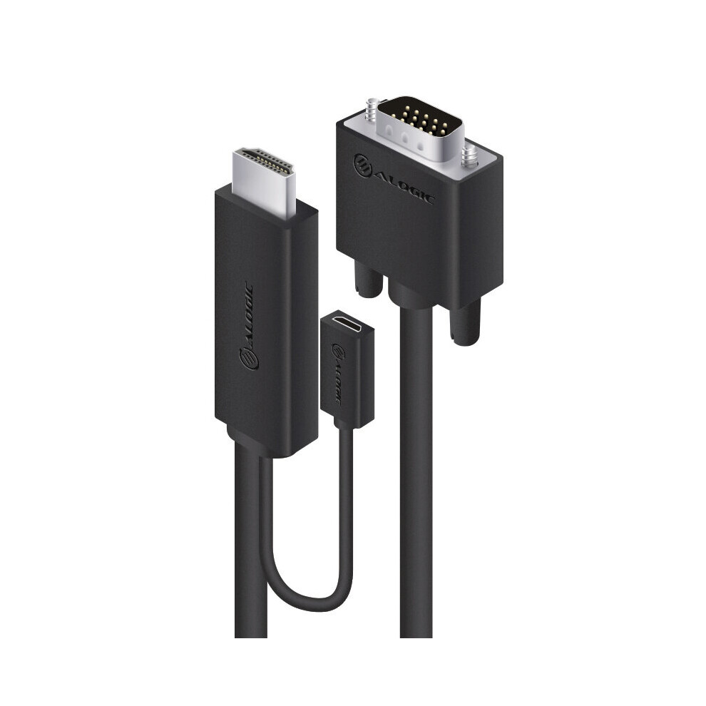 Alogic Hdmi To Vga Cable With Usb Power 2M