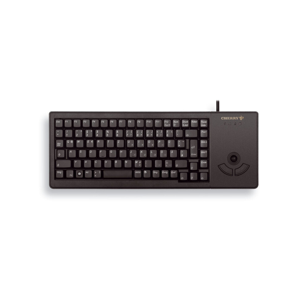 Cherry Xs Trackball Keyboard Usb Black 4025112072604