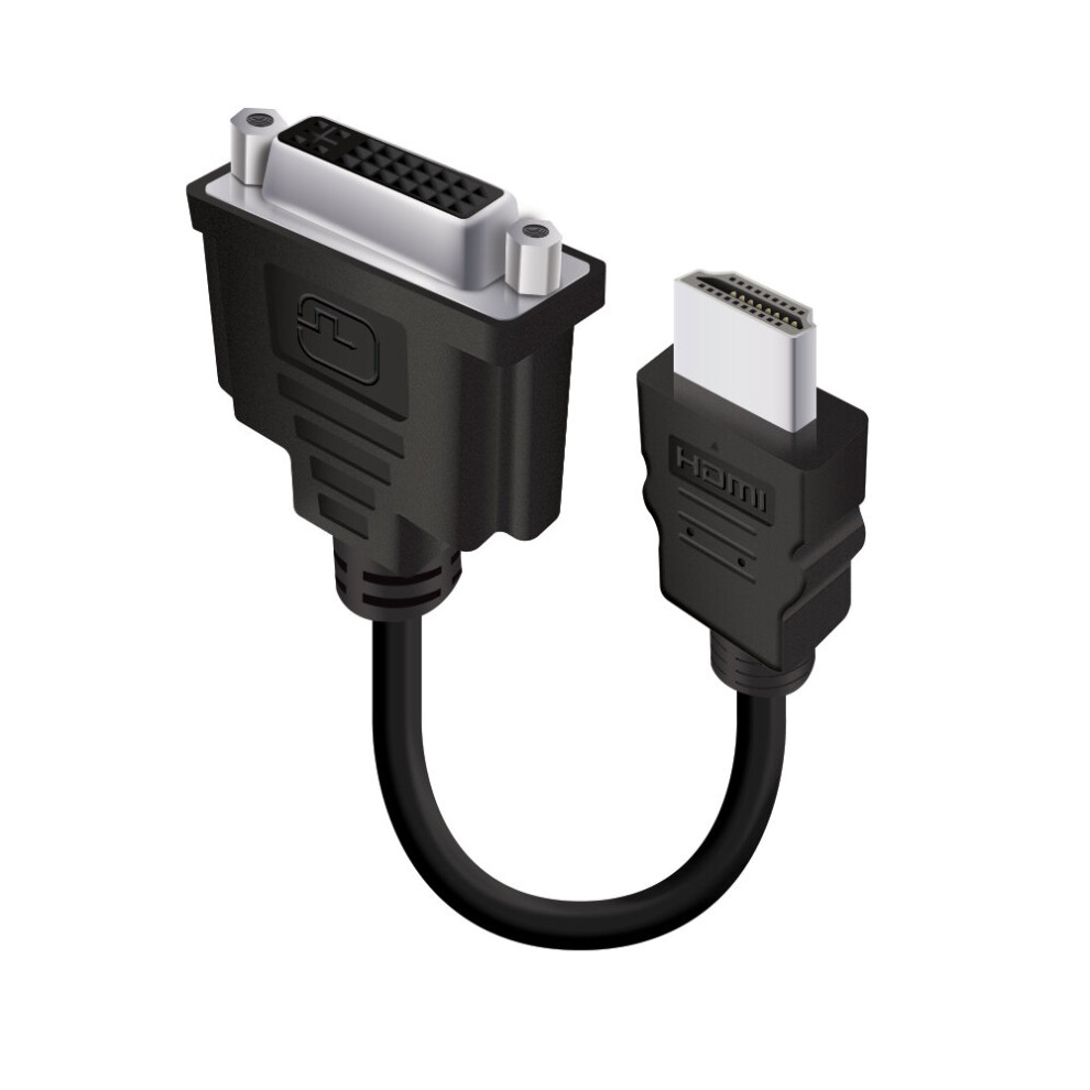 Alogic 15Cm Hdmi (M) To Dvi-D (F) Adapter Cable - Male To Female 9350784001849