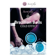 2 Brazilian Balls Cold Effect Cold Explosion for Massage and Lubricant