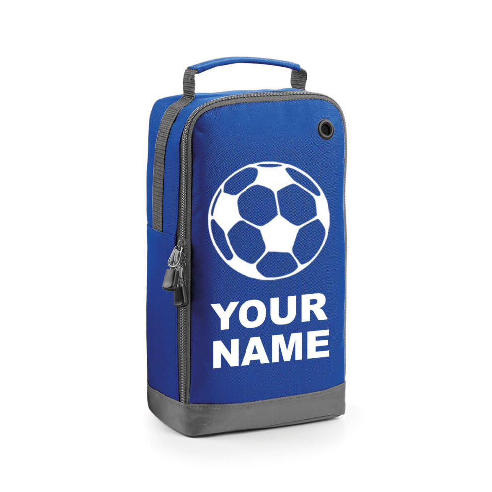 (Royal Blue) PERSONALISED FOOTBALL BOOT BAG KIDS SPORTS KIT