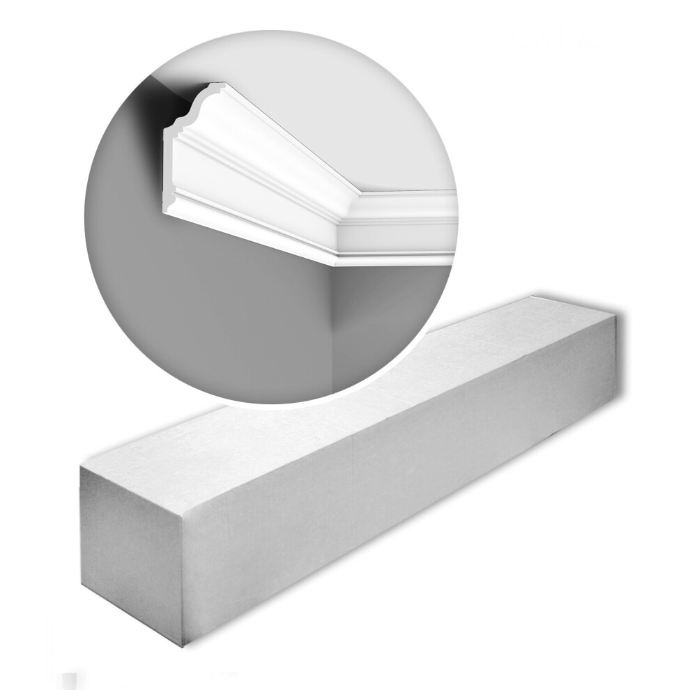 Orac Decor Cx192-Box Luxxus Cornice Moulding 1 Box 14 Pieces | 28 M 5414433019761