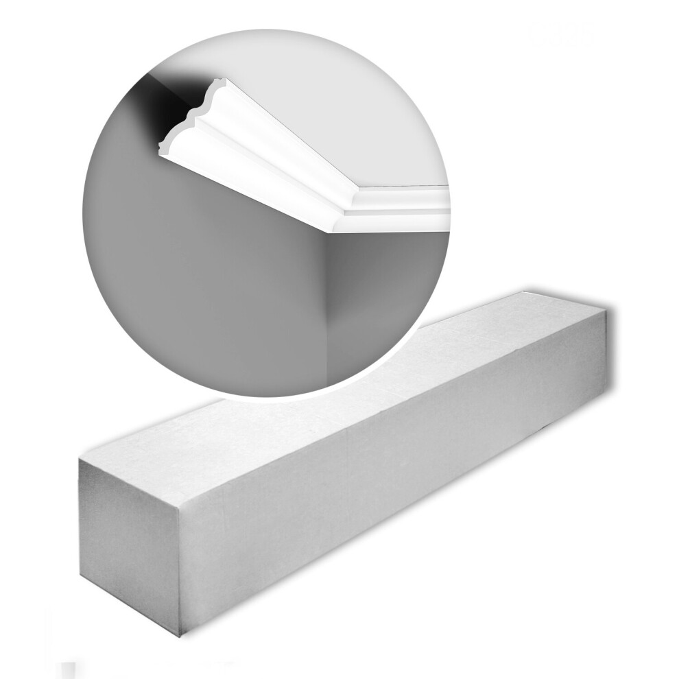 Orac Decor C325-Box Luxxus Manoir Cornice Moulding 1 Box 25 Pieces | 50 M 5414433019617