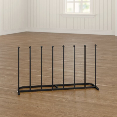 Direct Online Houseware 4 Pair Black Welly Stand Storage Organiser 2