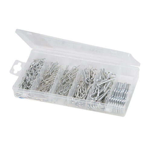 Silverline R Clips Assortment Pack (150 Piece Set)