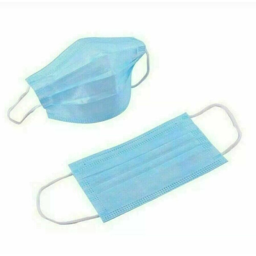 10 x Surgical dust virus flu protector face masks 2ply 1