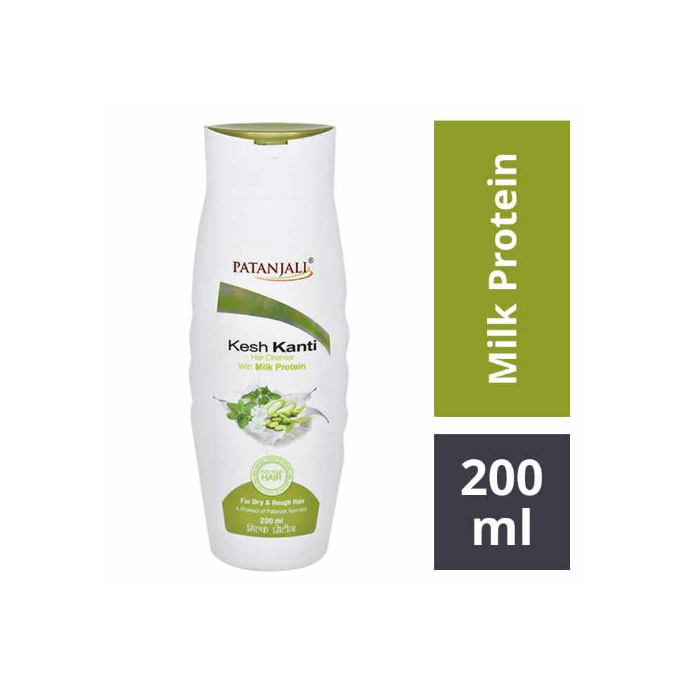 Patanjali (Kesh Kanti Milk Protein Shampoo ) Kesh Kanti Natural Shampoo 200Ml Bottle