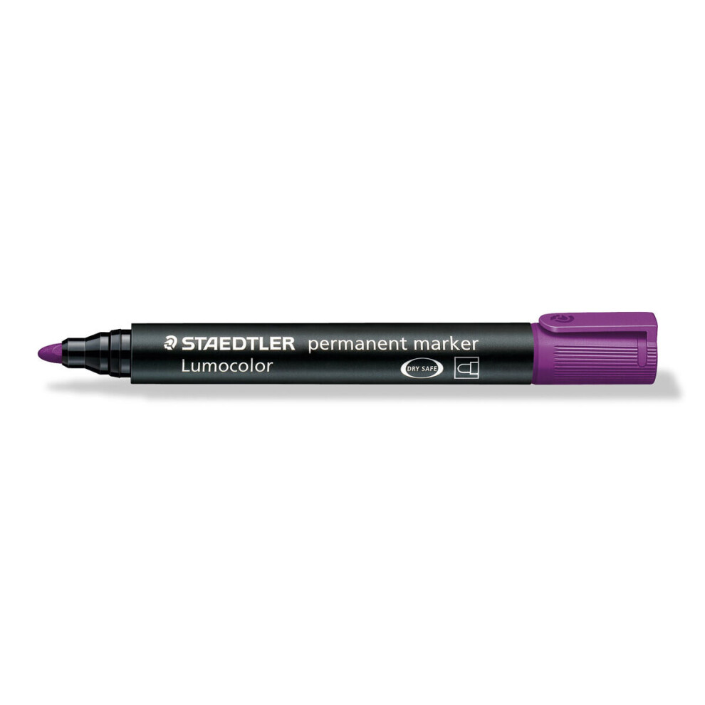 Lumocolor permanent marker bullet tip purple