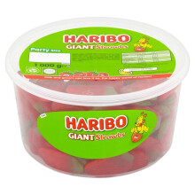 HARIBO Giant Strawberry Bulk Sweets 1 KG