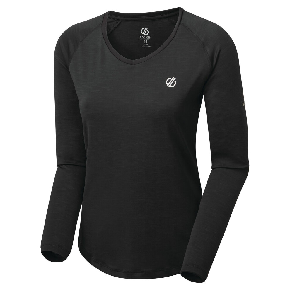 (16 UK, Black) Dare 2B Womens/Ladies Discern Long Sleeve T-Shirt