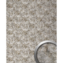WallFace 17275 DECO VINTAGE Wall panel self-adhesive Metal-rust silver 2.6 sqm