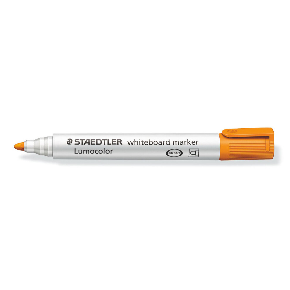 Lumocolor whiteboard marker bullet tip orange