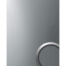 WallFace 10298 DECO Wall panel decor metallized surface silver brushed 2.60 sqm