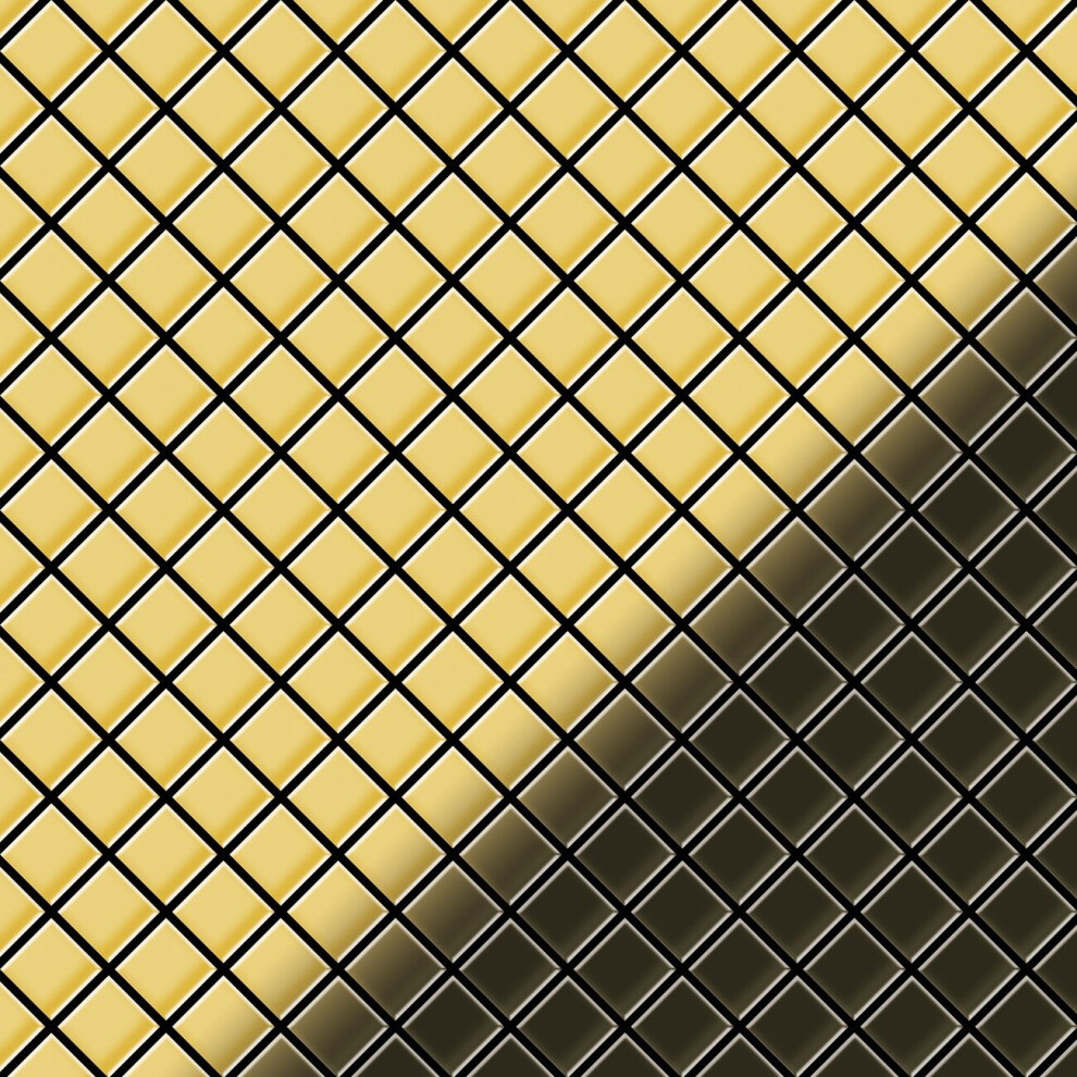 Metal Mosaic Tile Brass Mill Gold 1.6Mm Diamond-Bm 4250691727366