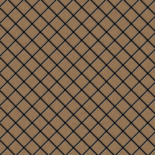 Metal Mosaic Tile Titanium Amber brushed copper 1.6mm Diamond-Ti-AB