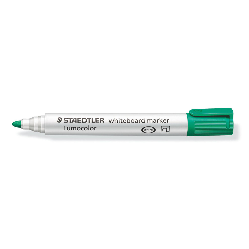 Lumocolor whiteboard marker bullet tip green