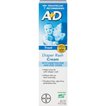 Crema per Irritazione Pannolino A+D con Ossido di Zinco, Dimeticone 1%, 10% Ossido di Zinco, 113g