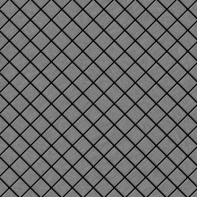 Metal Mosaic Tile Stainless Steel brushed grey 1.6mm Diamond-S-S-B