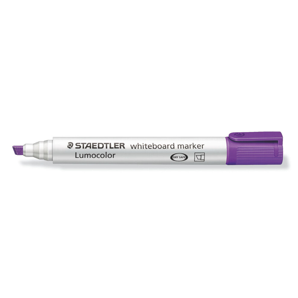 Lumocolor whiteboard marker chisel tip purple