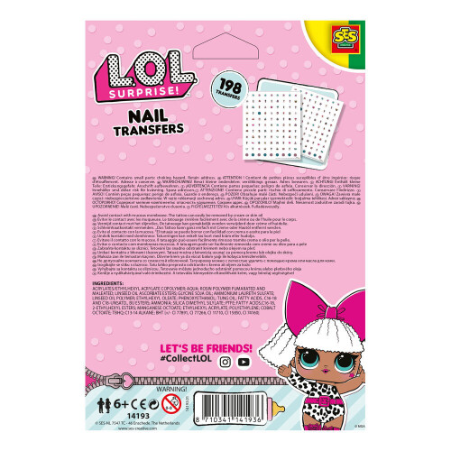 L.O.L. Surprise! L.O.L. Aufkleber für Nageltransfer 2