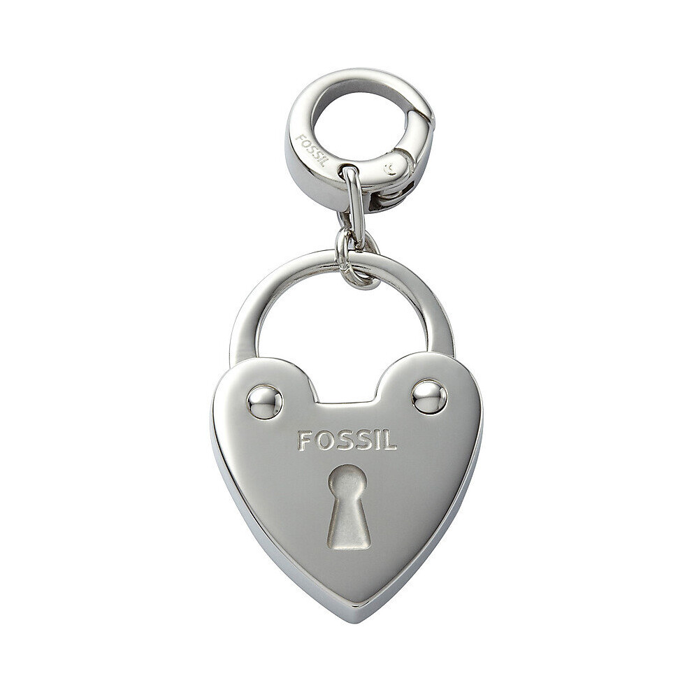 Fossil Pendant Charms JF00032040 Lock Stainless Steel