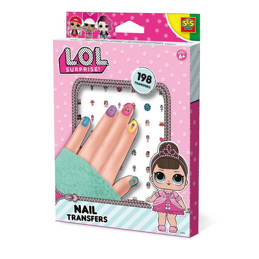 Lol Surprise Children's Nail Transfers Set 198 Nail Transfers 14193