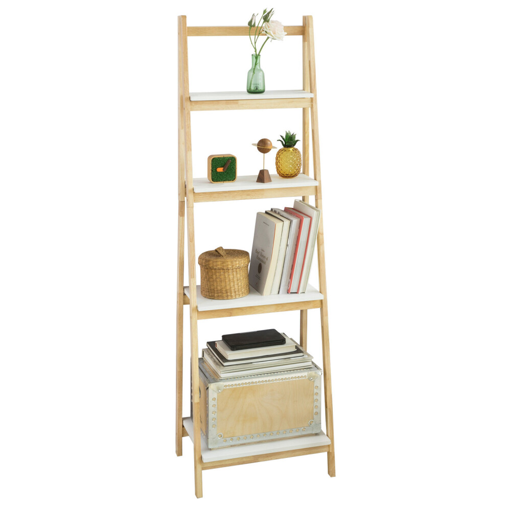 SoBuy® FRG162-N, 4 Tiers Foldable Bookcase Storage Display Shelving Unit